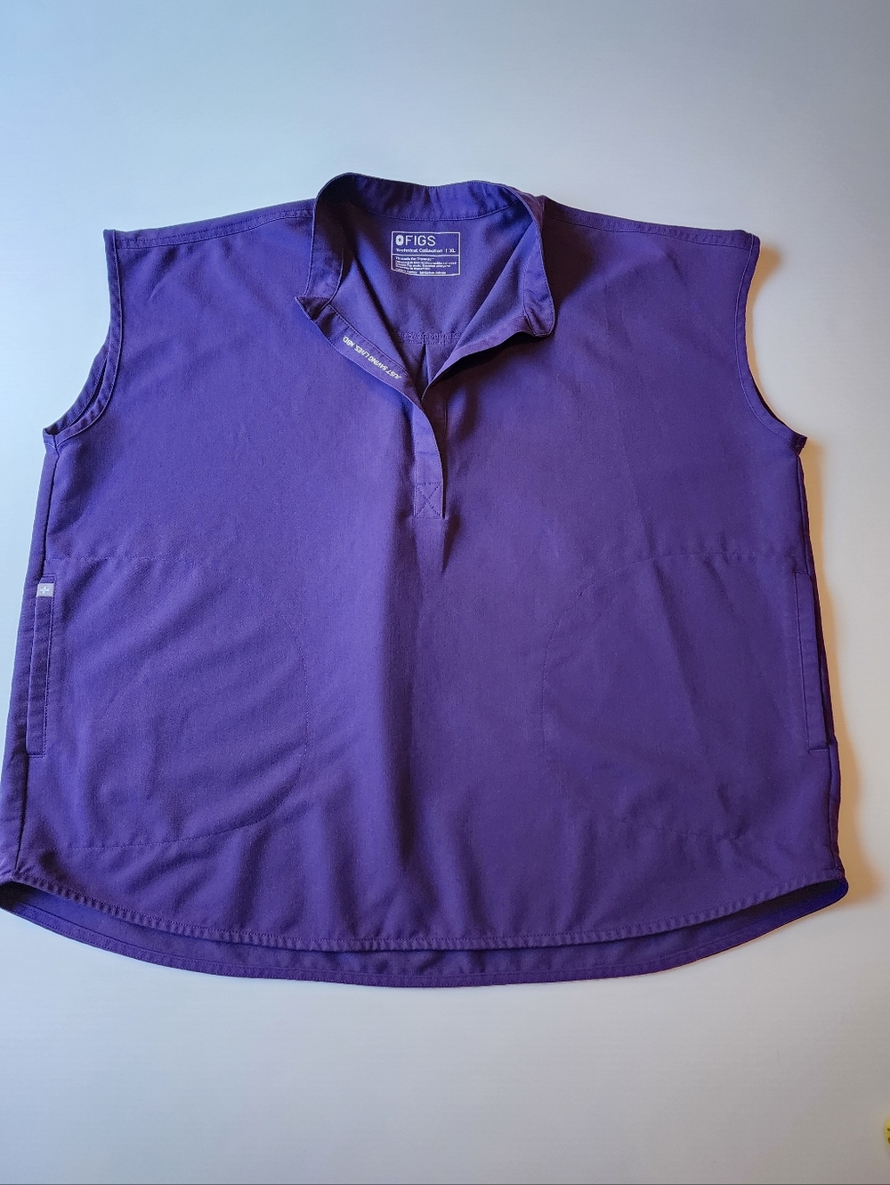 Figs XL Rafaela Purple Jam Scrub Top